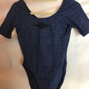 NWOT Harley Davidson Stretch Denim Top Bodysuit S